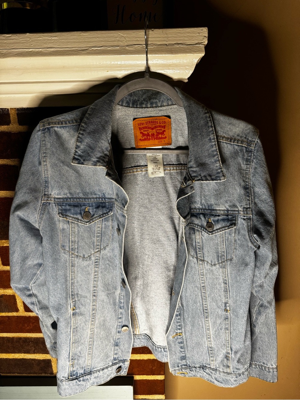 Levi's Light Wash Big Kids Denim Jacket